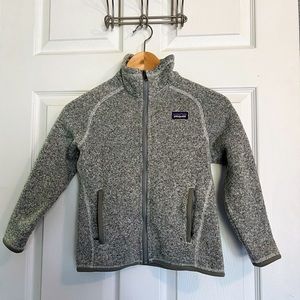 Patagonia Kids Unisex Better Sweater fleece jacket, size S 7/8